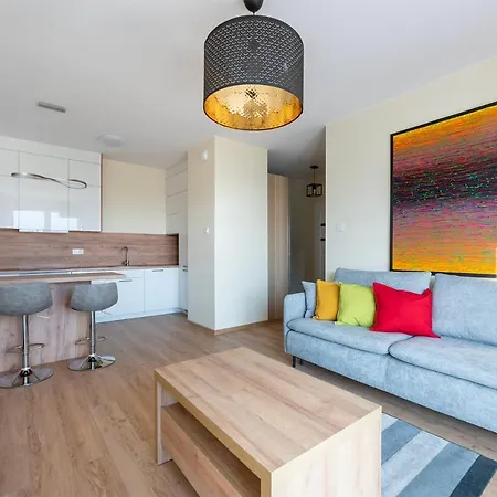 아파트 Manufaktura Iii & Centre Free Parking Klimatyzacja