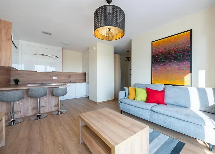 Lägenhet Manufaktura Iii & Centre Free Parking Klimatyzacja